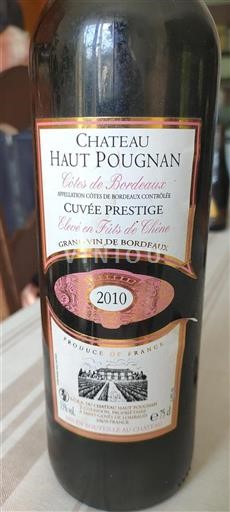 Bordeaux Côtes-de-Bordeaux Château Haut Pougnan Prestige 2010