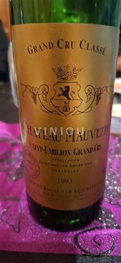 Bordéus Saint-Émilion Grand Cru Grand Cru Château Mauvezin 1993
