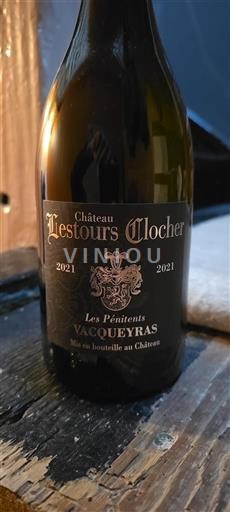 Rhône-dalen Vacqueyras Château Lestours Clocher Les Pénitents 2021