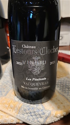 Rhône-dalen Vacqueyras Château Lestours Clocher Les Pénitents 2021