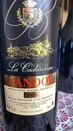 Provence Bandol La Cadiérenne 2020