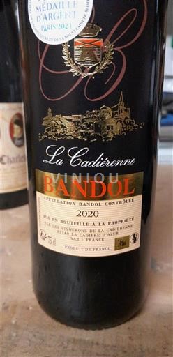 Provence Bandol La Cadiérenne 2020
