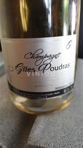 Champaña Champán Gilles Poudras 2015