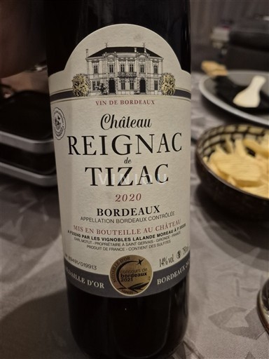 Bordeaux Château Reignac De Tizac 2020