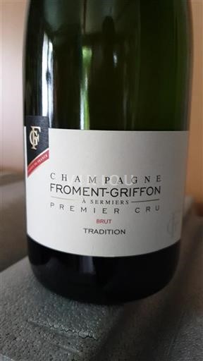 Champaña Champán Froment-Griffon Tradition Sin añada
