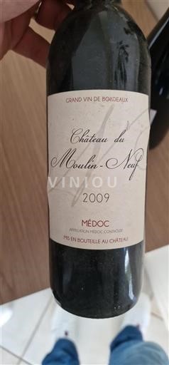 Bordéus Médoc Château Moulin-Neuf 2009