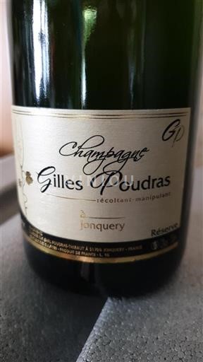 Champaña Champán Gilles Poudras Réserve Sin añada