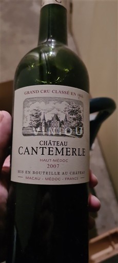 Bordeaux Haut-Médoc Grand Cru Château Cantemerle 2007