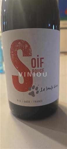 Vin Rouge sec Soif Rouge Le Loup Blanc 2023 France Languedoc AOC