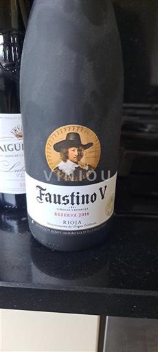 La Rioja rioja Faustino Faustino V Reserva 2016