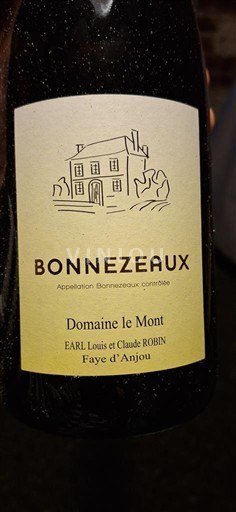 Vallée de la Loire Bonnezeaux Domaine Le Mont 2018