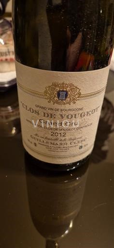 Borgoña Clos-de-vougeot Grand Cru Guillemard-Clerc 2012