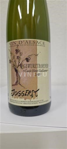 Alsazia Non specificato Grand Cru Joggerst Henri Guillaume 2009