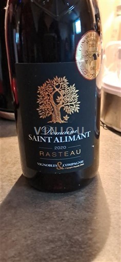 Рона долина Расто Domaine Saint Alimant 2020