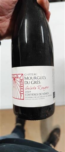 Thung lũng Rhône Costières-de-nîmes Château Mourgues du Grès Galets Rouges 2021