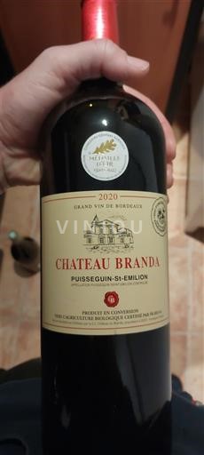 Bordéus Puisseguin-saint-émilion Château Branda 2020