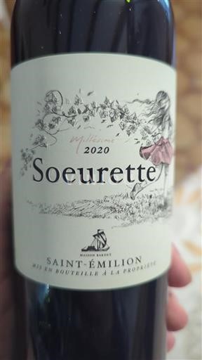 Burdeos Saint-Émilion Maison Bardet Soeurette 2020
