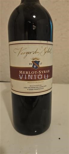 Languedoc og Roussillon Pays d'Oc Verger du Soleil 2017