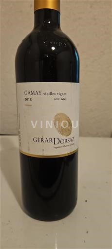 Valais Nespecifikováno Gérard Dorsaz Vieilles Vignes 2018