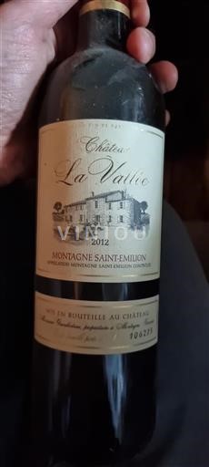 Bordeaux Montagne-Saint-Émilion Château La Vallée 2012
