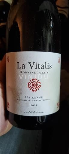 Rhône-dalen Cairanne Domaine Jubain La Vitalis 2021