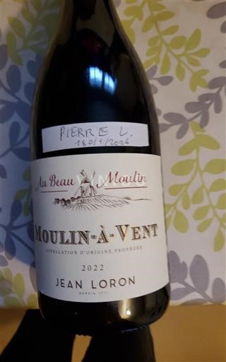 Beaujolais Moulin-à-vent Jean Loron Au Beau Moulin 2022