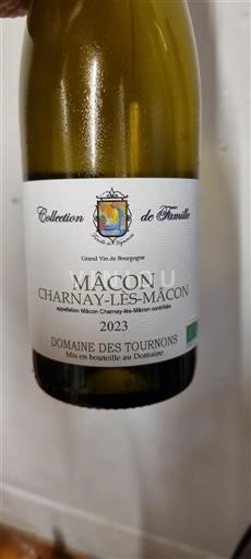 Burgundy Mâcon and Mâcon-Villages Des Tournons Collection de Famille 2023