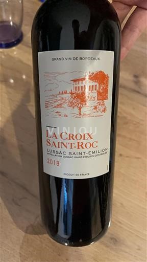 Bordeaux Lussac-Saint-Émilion La Croix Saint-Roc 2018