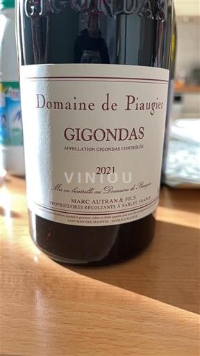 Thung lũng Rhône Gigondas Domaine Piaugier 2021