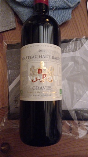Bordeaux Graves Château Haut Barry 2019