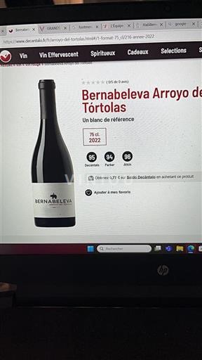 Madrid Rượu vang Madrid Bernabeleva Arroyo del Tórtolas 2022
