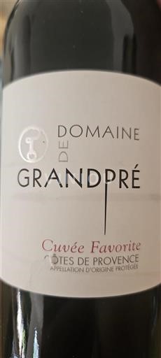 Provansa Côtes-de-Provence Domaine Grandpré Favorite Neleten.