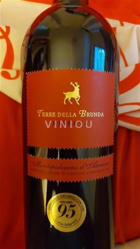 Vin Rouge sec Riserva Terre Della Brunda 2020 Italie Abruzzes Montepulciano d'Abruzzo DOC