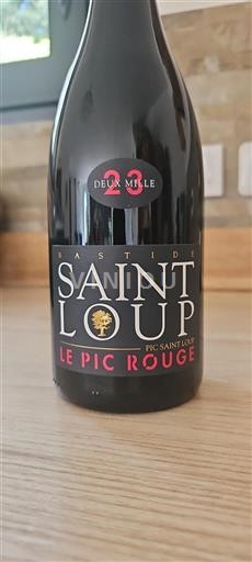 Languedoc Pic-saint-loup Bastide Saint Loup Le Pic Rouge 2023