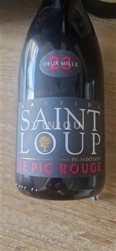 Wines Rouge sec Le Pic Rouge Bastide Saint Loup 2023 France Languedoc Pic-Saint-Loup AOC