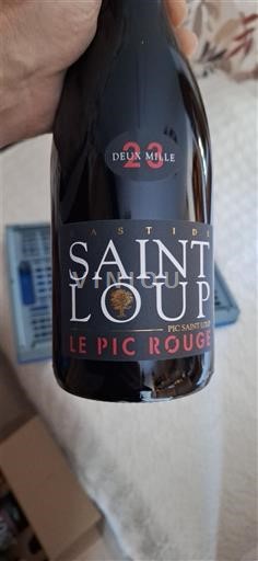 Langvedok Pic-saint-loup Bastide Saint Loup Le Pic Rouge 2023