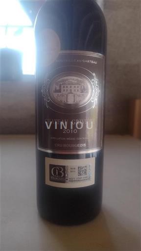 Bordeaux Médoc Cru Bourgeois Château Grivière 2010