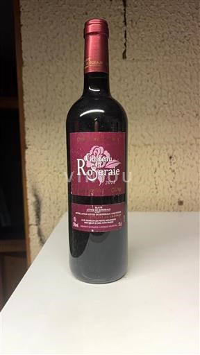 Burdeos Blaye-Côtes de Burdeos Château La Roseraie Élevé en fût de chêne 2018