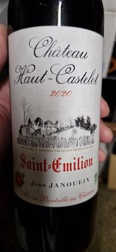 Bordeaux Saint-Émilion Château Haut-Castelot 2020