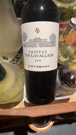 Bordéus Saint-Émilion Château Yon Lavallade 2016