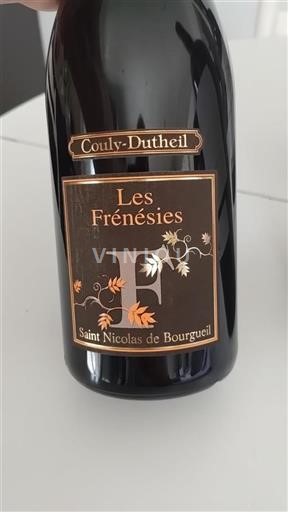 Vallée de la Loire Saint-Nicolas-De-Bourgueil Domaine Couly-Dutheil Les Frénésies Non Millésimé