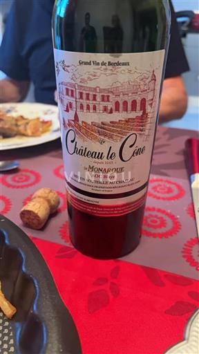Bordeaux Blaye Château Le Cône Le Monarque Neleten.