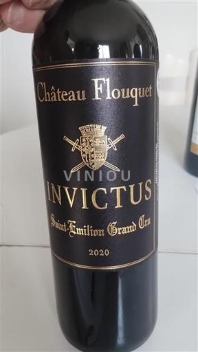 Vin Rouge sec Invictus Flouquet 2020 France Bordeaux Saint-Émilion AOC Grand Cru