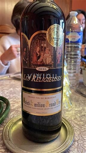 Bordeaux Saint-Émilion Grand Cru Grand Cru Château Les Religieuses 2016