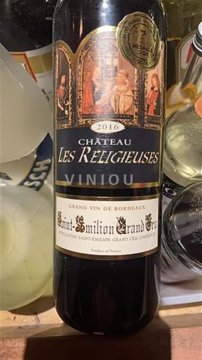 Bordeaux Saint-Émilion Grand Cru Grand Cru Château Les Religieuses 2016