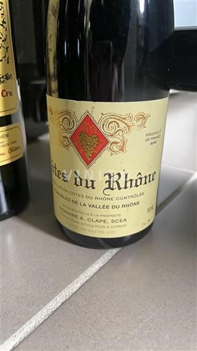 Rhônetal Côtes du Rhône A. Clape 2019