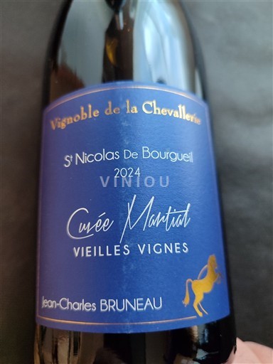 Loire-dalen Saint-Nicolas-De-Bourgueil Vignoble de la Chevallerie Martial Vieilles Vignes 2024