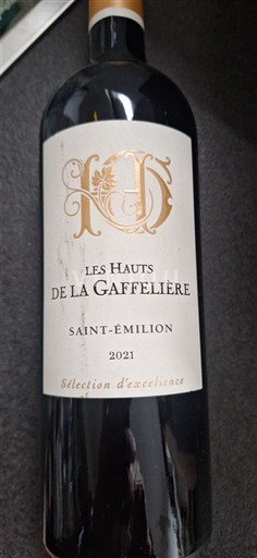 Bordeaux Saint-Émilion La Gaffelière Les Hauts de la Gaffelière 2021
