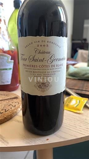 Bordeaux Määrittelemätön Château Tour Saint-Germain 2005