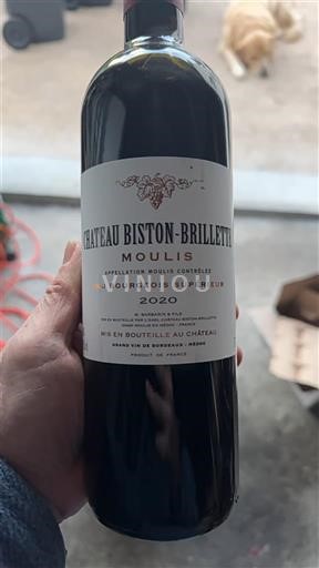 Bordeaux Moulis-en-Médoc Château Biston-Brillette 2020